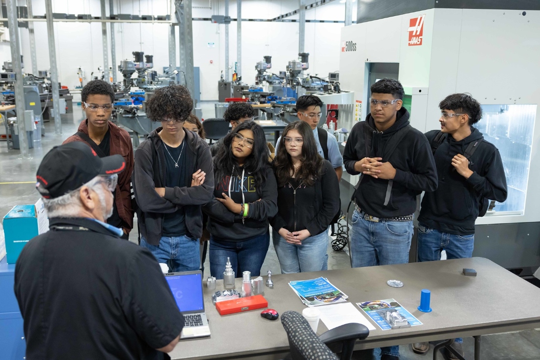 HCC students attend a recent Manufactuing Day event.